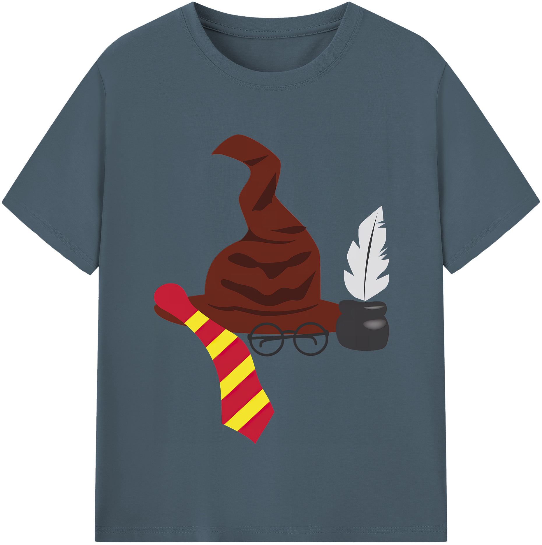 （画像用） Harry Potter ハリー・ポッターシリーズ 綿100％半袖Tシャツ（フロントプリント）